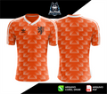 Arts da Camisa RETRÔ HOLANDA  1988-1990 MOD 05