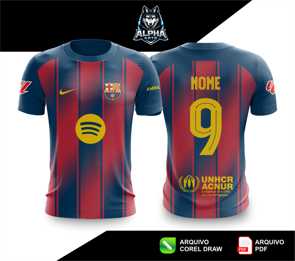 Arts da Camisa do Barcelona 25/26 MOD 01