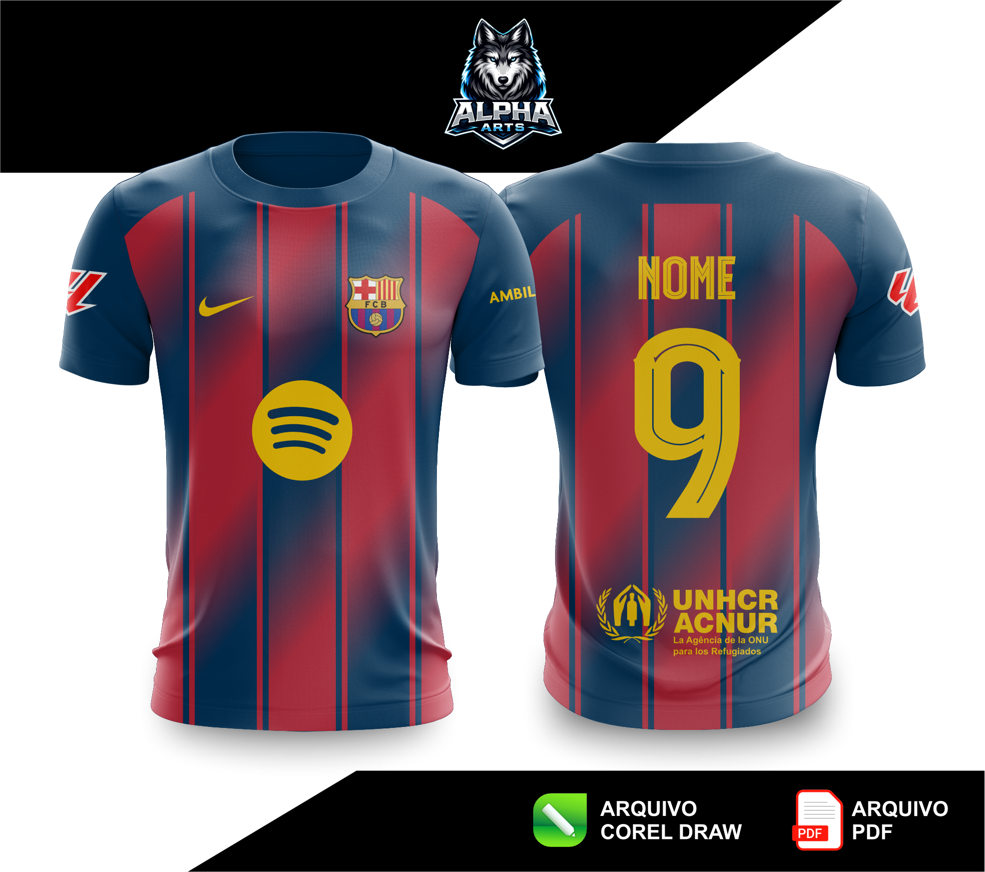 Arts da Camisa do Barcelona 25/26 MOD 01