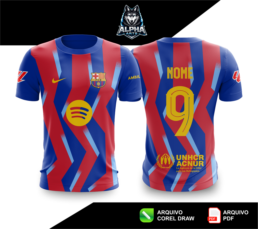 Arts da Camisa do Barcelona 25/26 MOD 02