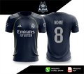 Arts da Camisa do Real Madrid azul marinho 25/26 MOD 02