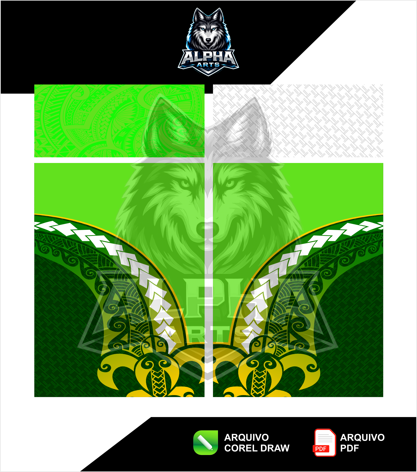 Art vetor camisa indigena modelo verde tartaruga