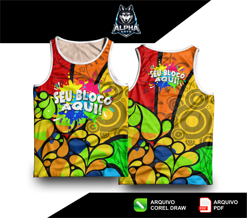 Art de Abada de carnaval 2026 floral  MOD-01