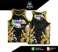 Art de Abada de carnaval 2026 de cerveja cores preto e amarelo MOD-08